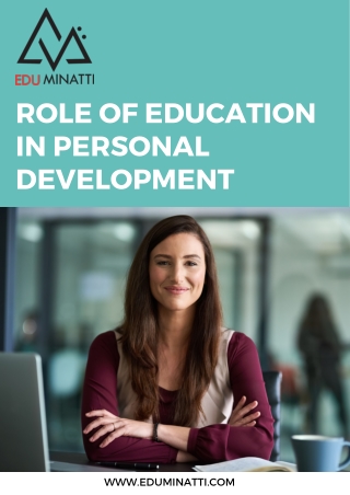 ROLE OF EDUCATION IN PERSONAL DEVELOPMENT