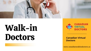 Best Walk-in Doctor - Canadian Virtual Doctors