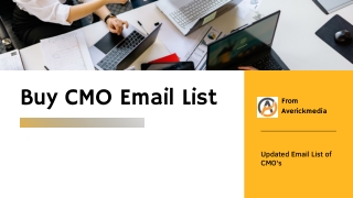 CMO Email List