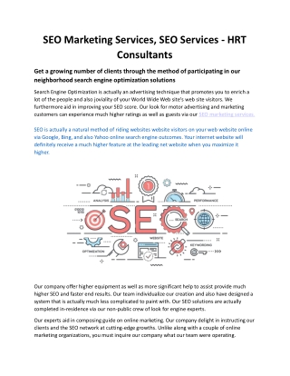 SEO Marketing Services