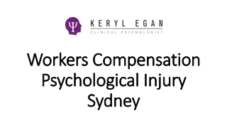 Workers Compensation Psychological Injury Sydney