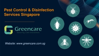 Pest Control & Disinfection Services Singapore - Greencare