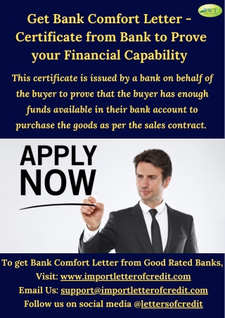Infographics: Importance of Bank Comfort Letter – SWIFT MT799