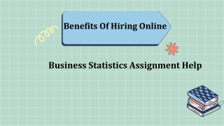 Business Statistics Assignment Help Service in Australia