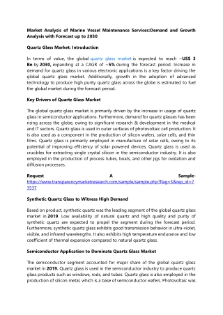 Market Analysis of Marine Vessel Maintenance Services:Demand and Growth Analysis