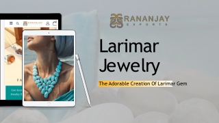Larimar Jewelry - The Adorable Creation Of Larimar Gem