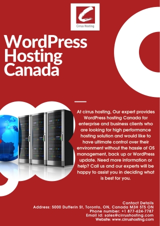WordPress Hosting Canada