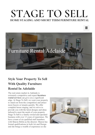 Furniture rental adelaide