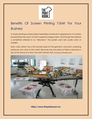 Benefits Of Screen Printing T-shirt For Your Business