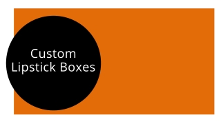 lipstick boxes ppt