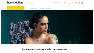 The Best Jewelry Shop in India- Francis Alukkas