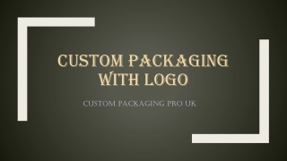 Custom Packaging With logo