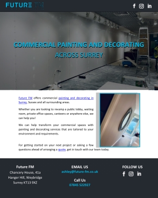 Facilities Management London, Air conditioning Surrey