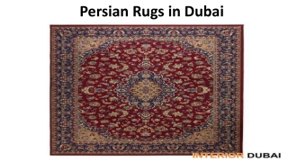 Persian Rugs in Dubai