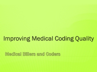 Improving Medical Coding Quality
