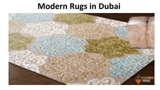 Modern Rugs in Dubai