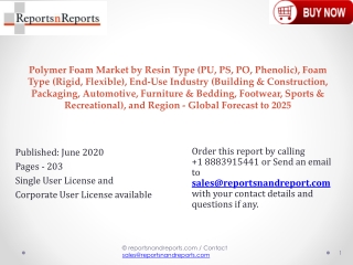 Polymer Foam Market Sales Status and Forecast Worldwide