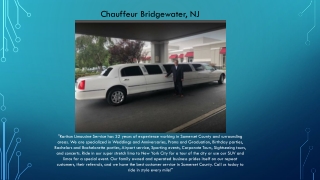 Wedding Limousine Service Bridgewater Township, NJ