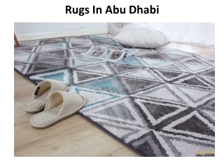Rugs in abu dhabi