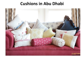 Cushions in abu dhabi