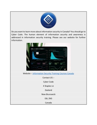 Information Security Training Courses Canada  Cybercode.ca
