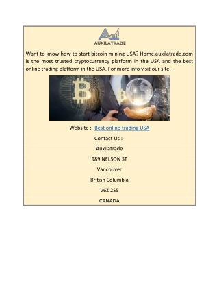 Best Online Trading USA  Home.auxilatrade.com