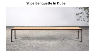 Stipa Banquette In Dubai