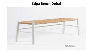 Stipa Bench Dubai