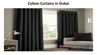 Cotton Curtains In Dubai