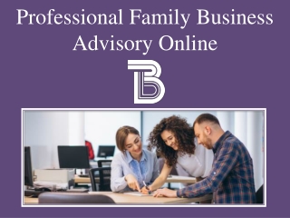Professional Family Business Advisory Online