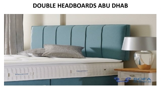 DOUBLE HEADBOARDS ABU DHABI