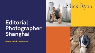 Editorial Photographer Shanghai