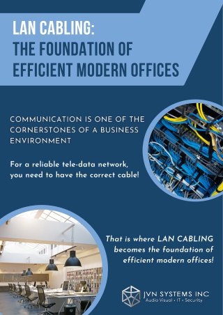 LAN Cabling The Foundation Of Efficient Modern Offices