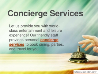 Concierge Services