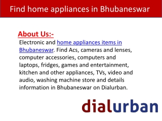 home appliances in bhubaneswar