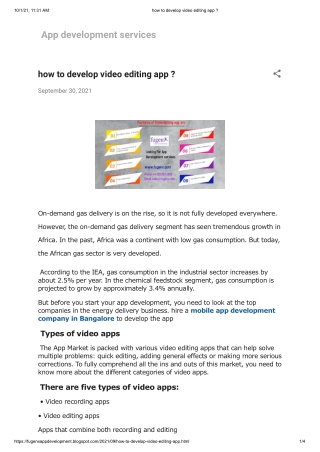 how to develop video editing app _
