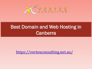 Best Domain and Web Hosting in Canberra