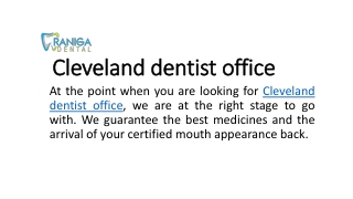 Cleveland dentist office