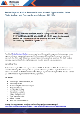 Retinal Implant Market