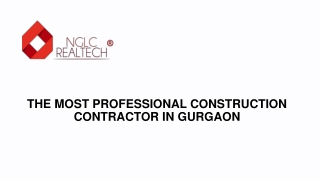 Construction Contractor in Gurgaon – NGLC