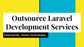 Outsource Laravel Development Services