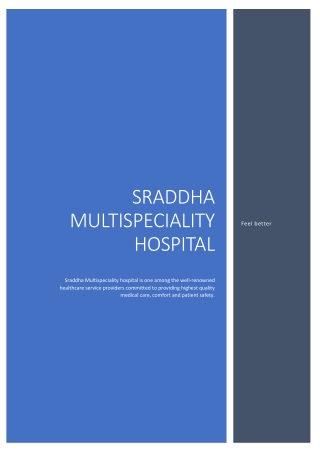 best neuro surgery at sraddha multispeciality hospital