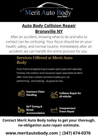 Auto Body Collision Repair Bronxville NY