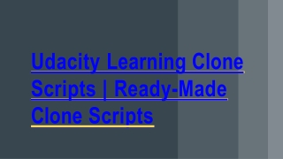 Best Readymade Udacity Learning Clone Script - DOD IT Solutions