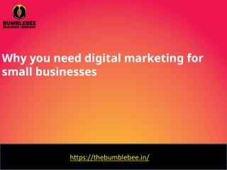 Why you need digital marketing for small businesses - Bumblebee Branding Company
