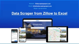 Data Scraper from Zillow to Excel