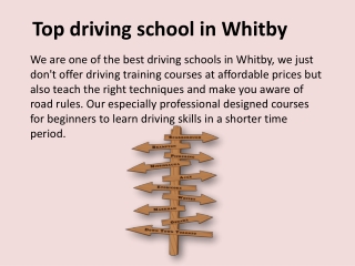 Best mto approved driving school in Toronto , whitby