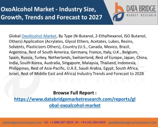 OxoAlcohol Market
