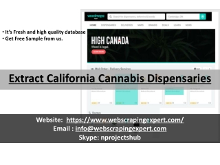 Extract California Cannabis Dispenseries