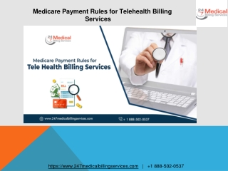 Medicare Payment Rules for Telehealth Billing Services